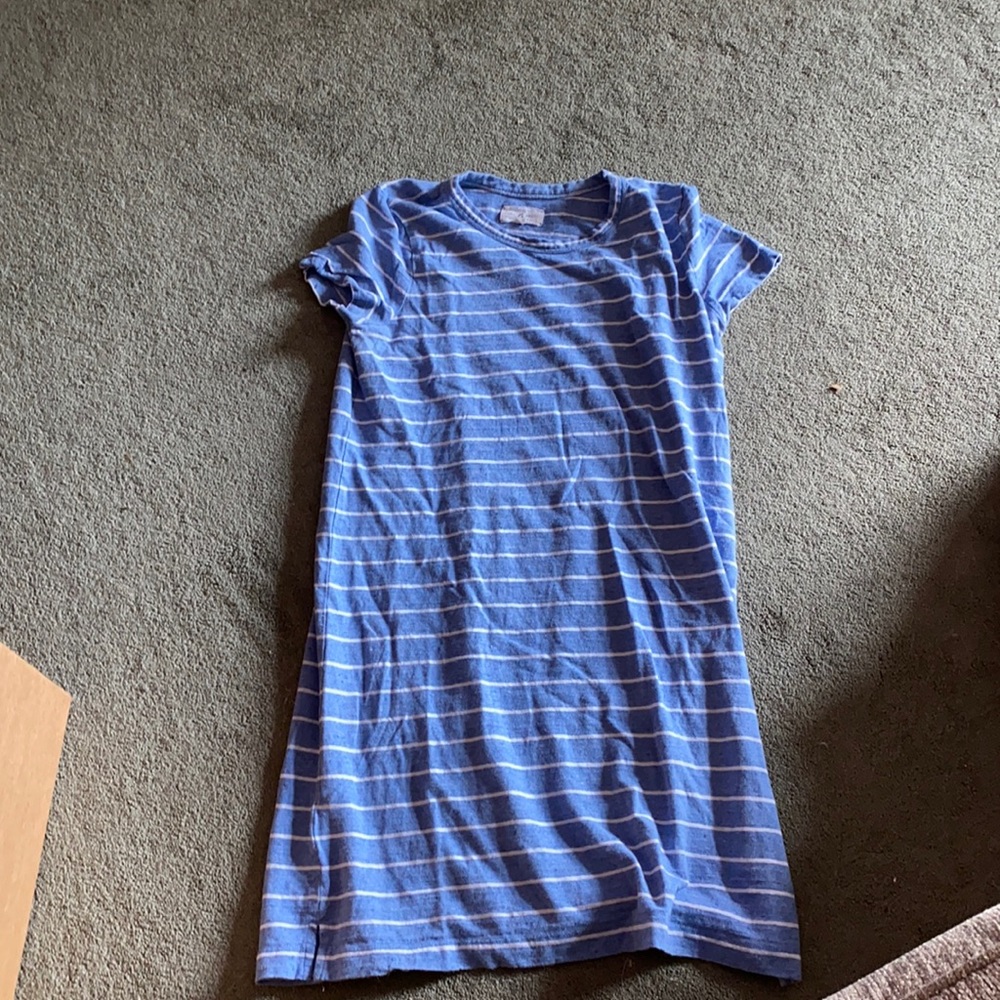 Striped t shirt dress